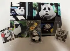 呪術廻戦 パンダ きゃらとりあvol.1 クリアビジュアルポスター ※おまけ付き