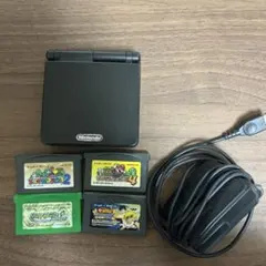 Nintendo Game Boy Advance SP 本体とカセット4本