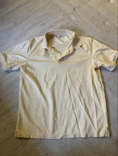 UNIQLO XL 薄黄色　ポロシャツ　メンズ