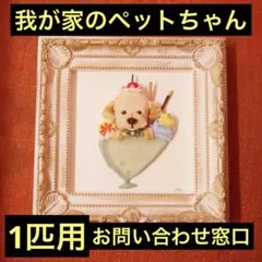 カクテルぺっとちゃん　一匹用　シーグラス　シーグラスアート