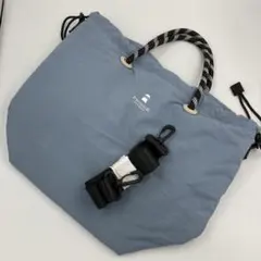 極美品】PICONE トートバッグ 2way ショルダー ナイロン ブルー系