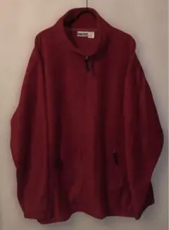キングサイズ 赤 フリースジャケット　モード　王様　5XL