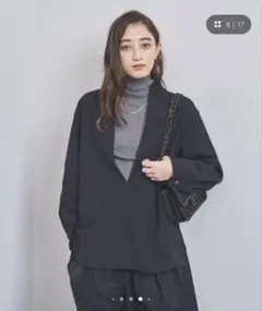 COLLAGE GALLARDAGALANTE メッシュダブルジャケットブラック - メルカリ