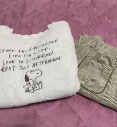 スヌーピー フリース ルームウェアセット Mサイズ