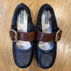 PRADA サテン メリージェーン フラットシューズ - メルカリ