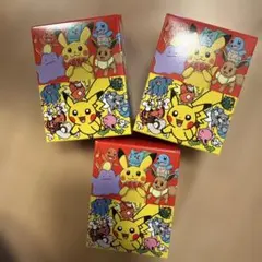 新品未開封 ポケモン ババ抜き 赤 青 ポケモンタルカ 計3個セット