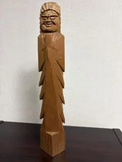 円空仏　木彫り彫刻　仏像　 高さ40cm