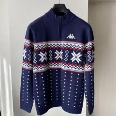 Kappa ゴルフノルディック柄 セーター Lサイズ