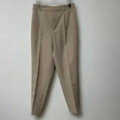 GU ストレッチテーパードパンツ ベージュ Lサイズ
