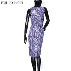 EMILIOPUCCIエミリオプッチワンピースチュニックドレスプッチ柄シルク