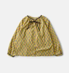 新品同様　PONT DE CHALONS キナリノモール掲載　ギャザー ブラウスのサムネイル