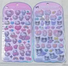 コットンパフィーシール　2枚セット