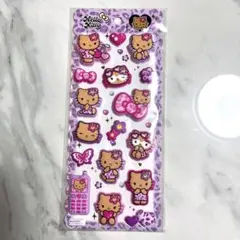 サンリオ　モチモチマシュマロシール　ハローキティ　日焼けキティ　ステッカー