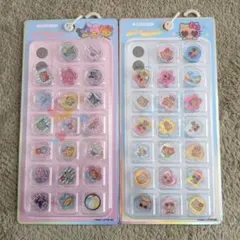 Kira☆Coro サンリオ　キラコロ　おはじきシール　日焼けキティ　2枚セット