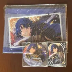 プロセカ×あんスタコラボ 漣ジュン クリアポーチ・缶ミラー・ラバーキーホルダー