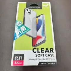 ★未使用★iPhone 13 mini用 抗菌TPU クリアケース　透明　カバー