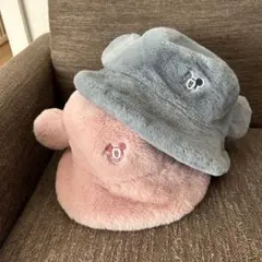 ディズニー 帽子 ハット 冬 モコモコ フワフワ