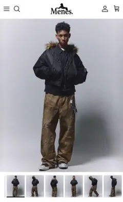 menes ANTIDOTE MA-1 Bomber Jacket Mサイズ menes ANTIDOTE MA-1 Bomber Jacket Mサイズ Detachable Hood MA