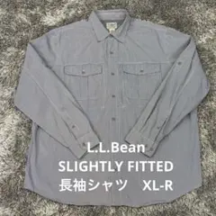 【NV52】L.L.Bean SLIGHTLY FITTED 長袖シャツXL-R