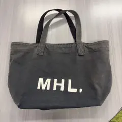 MHL. キャンバストートバッグ ブラックのサムネイル