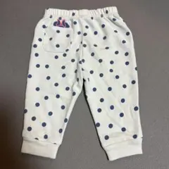 GAP ドットミニー柄スエットパンツ 70cm 6-12m