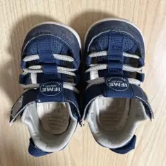 IFME ネイビー ベビーサンダル 14.0cm