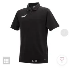 PUMA メンズ ポロシャツ ブラックのサムネイル