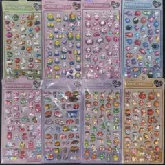 3Dシール 立体シール ぷくぷくシール 8種セット