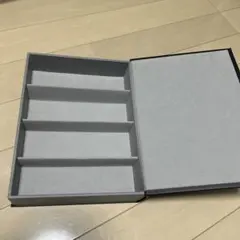 メガネケース 収納ボックス 4本用 ブラック