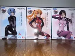 エヴァンゲリオン　フィギュア　アスカ　綾波　マリ