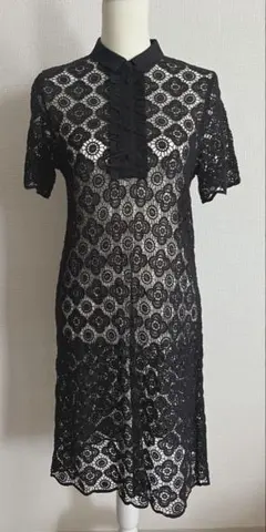 レースワンピース ひざ丈ワンピース