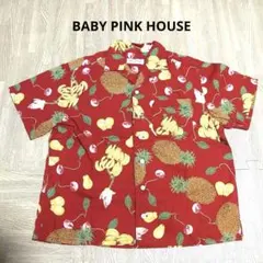 ✨キッズ　ベビーピンクハウス 半袖シャツのサムネイル