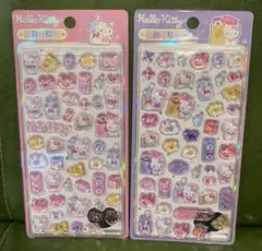 【正規品】ハローキティボンボンドロップシール2枚セット　海外限定