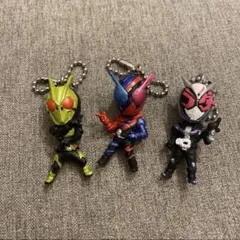 仮面ライダー マスコットスイングキーホルダー 他3体セット