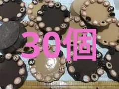 ミニチュア　クッキー　チョコ　デコレーション　プレート　スイーツ　ドールハウス