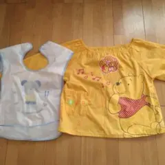 プーさん　スモック 110センチ おまけ付き