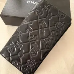 CHANEL シャネル 長財布 アイコンモチーフ ブラックのサムネイル