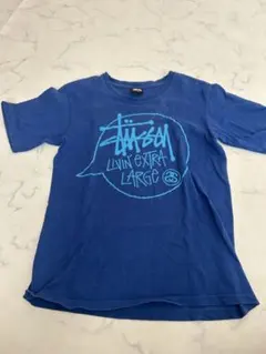 Stussy ブルー Tシャツ グラフィックプリント