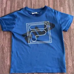 FILA キッズ Tシャツ 120 ブルー 半袖 青 男の子 スポーツウェア