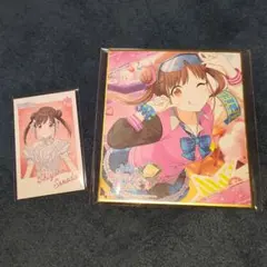 シャニマス 園田智代子 色紙 チェキ セット