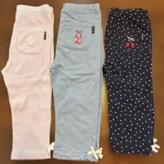 petit main 七分丈レギンス３本セット