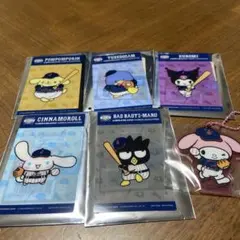 J*e様 タイトーくじ　侍ジャパン×サンリオ　キーホルダー、クリアカード