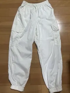 GU カーゴパンツ 白 Lサイズ レディース 春 ワークパンツ ホワイト