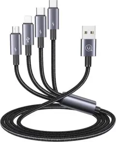 4 in 1 充電ケーブル 急速充電 USB Type-C/USB Type-C