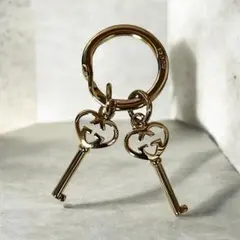 GUCCI GGロゴ キー モチーフ キーホルダー バッグチャーム イタリア製