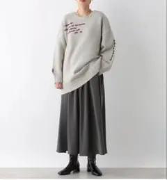 新品　lepsim 選べる丈ウエストフリルスカーチョ