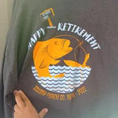 グレー 長袖Tシャツ 2XL