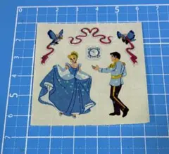 180、Disney シンデレラ　1コマ　サンディライオンシール