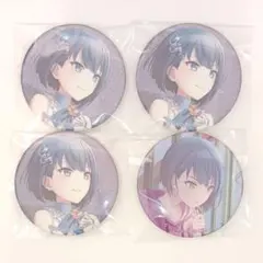 プロセカ 桐谷遥 グリッター缶バッジ 3B 27B