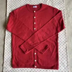 ORCIVAL オーシバル 長袖 カーディガン　レッド　サイズ1のサムネイル